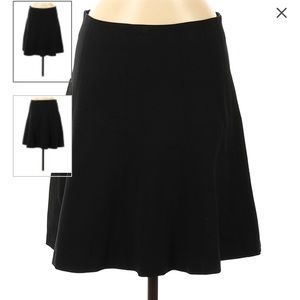Loft pleated midi skirt